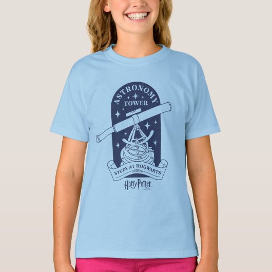 HOGWARTS™ 天文学塔で学ぶ Tシャツ (正面)