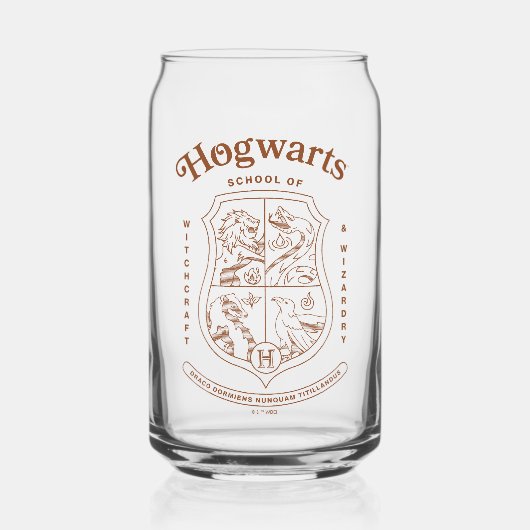 HOGWARTS™魔法学校の紋章 ガラス缶 (正面)