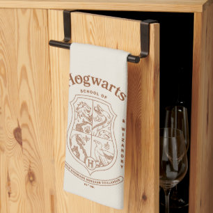 HOGWARTS™魔法学校の紋章 キッチンタオル