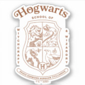HOGWARTS™魔法学校の紋章 シール (正面)