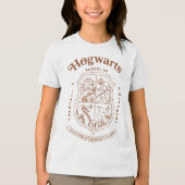 HOGWARTS™魔法学校の紋章 トライブレンドTシャツ (正面)