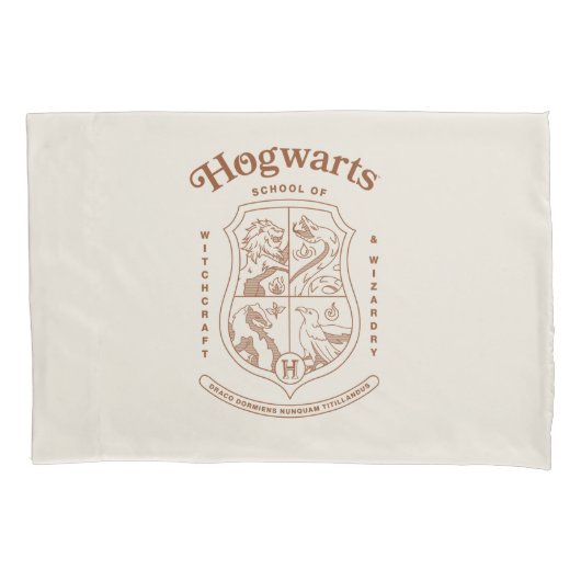 HOGWARTS™魔法学校の紋章 枕カバー (正面)