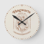 HOGWARTS™魔法魔術学校の紋章 ラウンド壁時計 (正面)