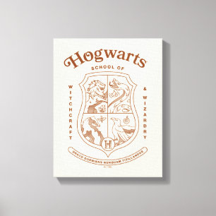 HOGWARTS™魔法魔術学校クレスト キャンバスプリント