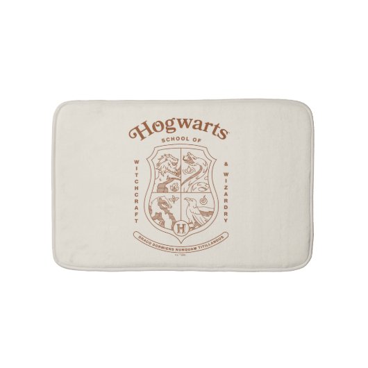 HOGWARTS™魔法魔術学校クレスト バスマット (正面)