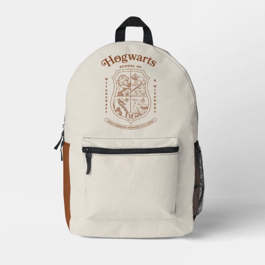 HOGWARTS™魔法魔術学校クレスト プリントバックパック (正面)