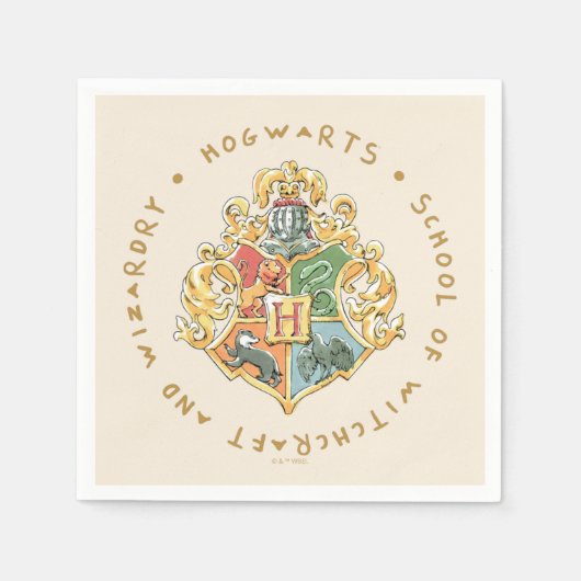 HOGWARTS™魔法魔術学校 スタンダードカクテルナプキン (正面)