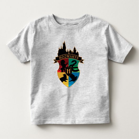 HOGWARTS™ Castle Crest House Pride Badge トドラーTシャツ (正面)