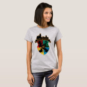 HOGWARTS™ Castle Crest House Pride Badge Tシャツ (正面フル)