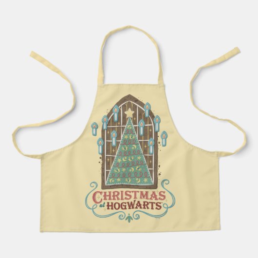 HOGWARTS™ Cookieグラフィックでのクリスマス エプロン (正面)