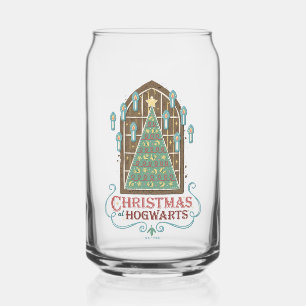 HOGWARTS™ Cookieグラフィックでのクリスマス ガラス缶