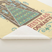 HOGWARTS™ Cookieグラフィックでのクリスマス シェルパブランケット (3/4)