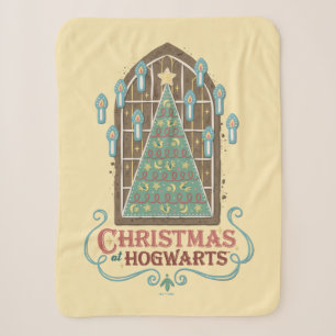 HOGWARTS™ Cookieグラフィックでのクリスマス シェルパブランケット