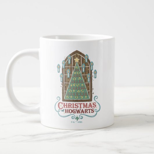 HOGWARTS™ Cookieグラフィックでのクリスマス ジャンボコーヒーマグカップ (左)