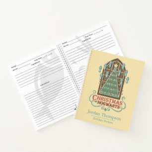 HOGWARTS™ Cookieグラフィックでのクリスマス ノートブック