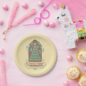 HOGWARTS™ Cookieグラフィックでのクリスマス ペーパープレート (パーティー)