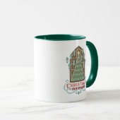 HOGWARTS™ Cookieグラフィックでのクリスマス マグカップ (正面右)