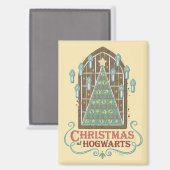 HOGWARTS™ Cookieグラフィックでのクリスマス マグネット (正面/裏面)