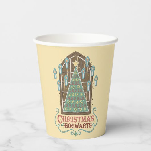 HOGWARTS™ Cookieグラフィックでのクリスマス 紙コップ (裏面)