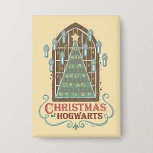 HOGWARTS™ Cookieグラフィックでのクリスマス 缶バッジ
