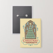 HOGWARTS™ Cookieグラフィックでのクリスマス 缶バッジ (正面/裏面)