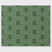 HOGWARTS™ Green Pattern ラッピングペーパー (フラット)
