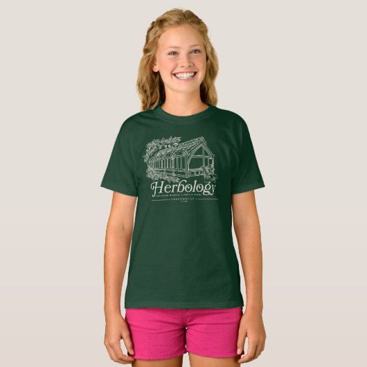 HOGWARTS™ Herbology Greenhouse Tシャツ (正面フル)