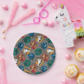 HOGWARTS™ Houses Crosshatched Pattern ペーパープレート (パーティー)