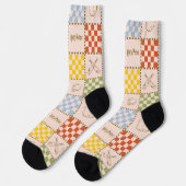 HOGWARTS™ QUIDDITCH™ チームチェッカーパターン ソックス (左)