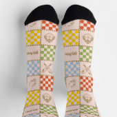HOGWARTS™ QUIDDITCH™ チームチェッカーパターン ソックス (上部)