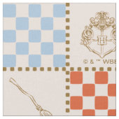 HOGWARTS™ QUIDDITCH™ チームチェッカーパターン ファブリック (クローズアップ)
