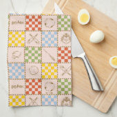HOGWARTS™ QUIDDITCH™ Team Checker Pattern キッチンタオル (四つ折り)