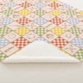 HOGWARTS™ QUIDDITCH™ Team Checker Pattern シェルパブランケット (3/4)