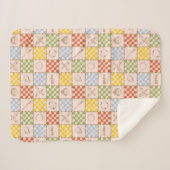 HOGWARTS™ QUIDDITCH™ Team Checker Pattern シェルパブランケット (正面(横))