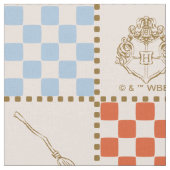 HOGWARTS™ QUIDDITCH™ Team Checker Pattern ファブリック (クローズアップ)