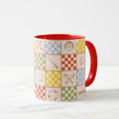 HOGWARTS™ QUIDDITCH™ Team Checker Pattern マグカップ (正面右)