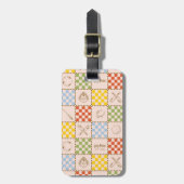HOGWARTS™ QUIDDITCH™ Team Checker Pattern ラゲッジタグ (正面縦)