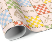 HOGWARTS™ QUIDDITCH™ Team Checker Pattern ラッピングペーパー (ロールコーナー)