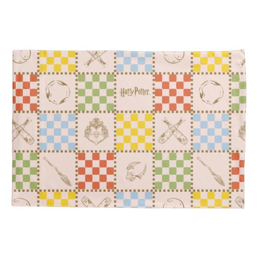 HOGWARTS™ QUIDDITCH™ Team Checker Pattern 枕カバー (裏面)