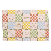 HOGWARTS™ QUIDDITCH™ Team Checker Pattern 枕カバー (正面)