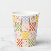 HOGWARTS™ QUIDDITCH™ Team Checker Pattern 紙コップ (裏面)