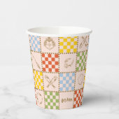 HOGWARTS™ QUIDDITCH™ Team Checker Pattern 紙コップ (左)