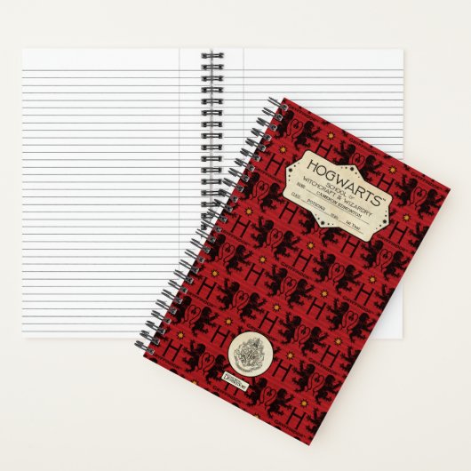 HOGWARTS™ School GRYFFINDOR™-Klasse ノートブック (内側)