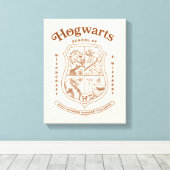 HOGWARTS™ School of Witchcraft and Wizardry Crest キャンバスプリント (インサイチュ (ウッドフロア))
