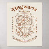 HOGWARTS™ School of Witchcraft and Wizardry Crest ポスター (正面)