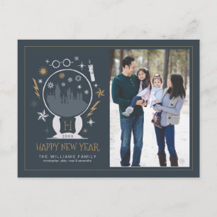 HOGWARTS™ Snow Globe - Happy New Year – 写真 シーズンポストカード