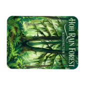 Hoh Rain Forest Washington マグネット (横)