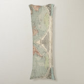 Hohenのund Tiefen -高低の地図書は地図を描きます ボディピロー (正面縦)