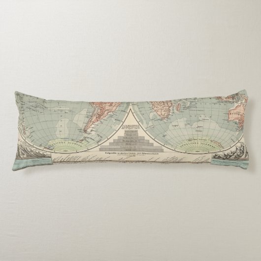 Hohenのund Tiefen -高低の地図書は地図を描きます ボディピロー (正面)