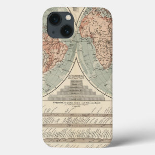 Hohenのund Tiefen -高低の地図書は地図を描きます iPhone 13ケース